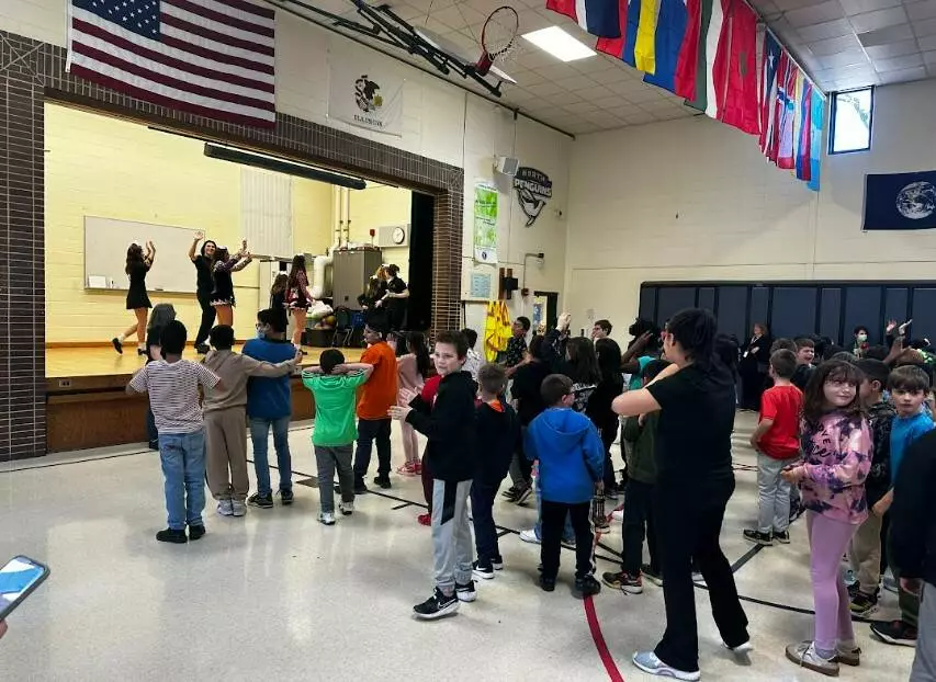 Our students learned some Irish dance moves!