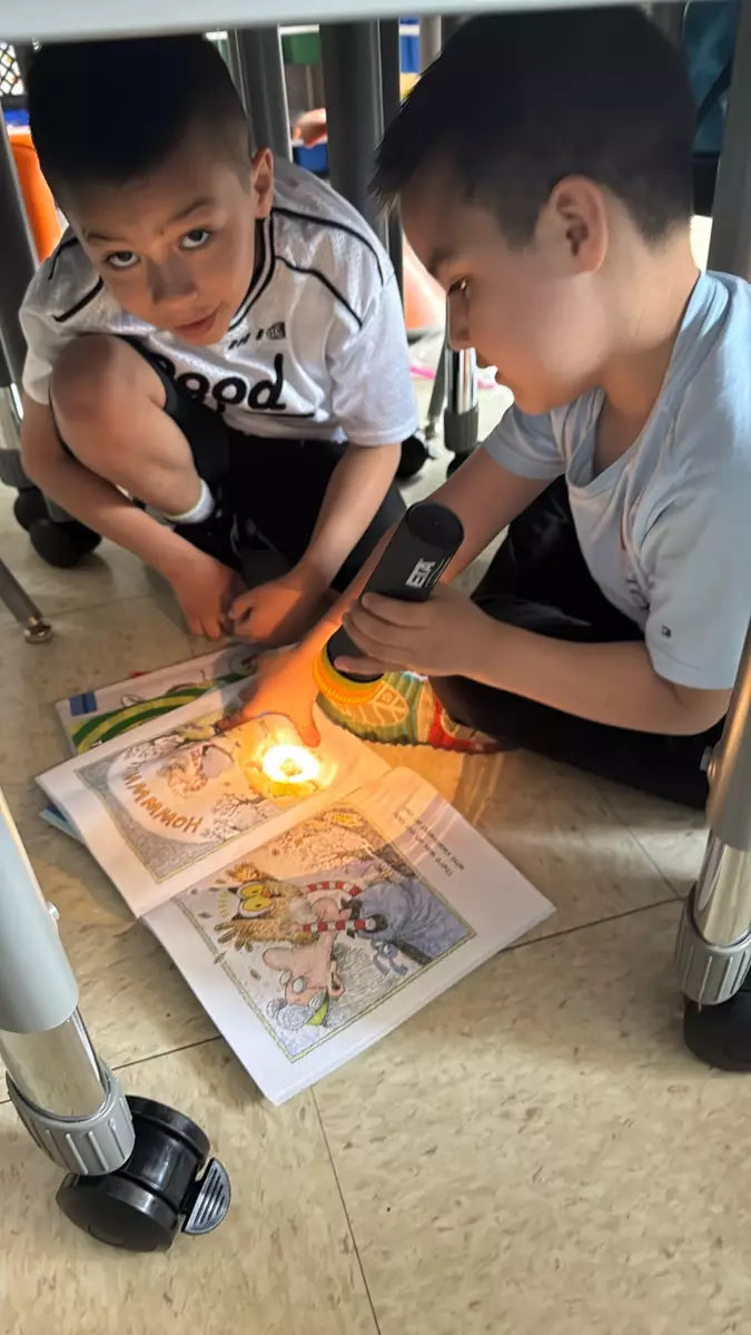All you need is a good book, a flashlight, and a little imagination.
