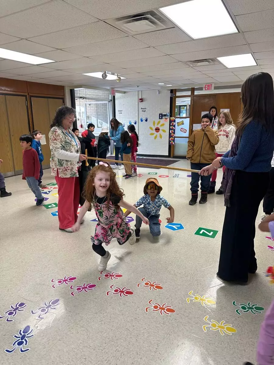 First graders loved our limbo celebration!