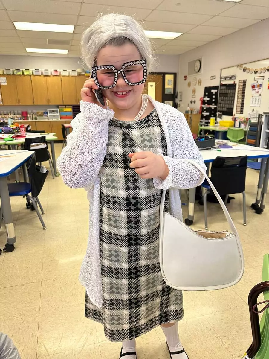 This third grader is READY for 100th Day!
